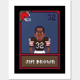 Jim brown 8bit Posters and Art